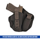 DeSantis Gunhide M89BAD6Z0 Inner Piece 2.0 AIWB Black Ballistic Nylon Belt Clip Compatible wGlock 42Colt OfficerKelTec P11 Right Hand