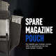 DeSantis Gunhide N87BJ8JZ0 Pro Stealth  IWB Black Nylon Belt Clip Fits Sig P365 Belt 1.75 Wide Ambidextrous