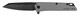 Kershaw 1365 Misdirect  2.90 Folding Reverse Tanto Plain Black Oxide Blackwash 4Cr14 Blade Gray Bead Blasted Stainless Steel Handle Includes Pocket Clip