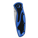 Kershaw Blur, Navy Blue Stonewashed (1670NBSW) Pocket Knife, 3.4 Stonewashed 14C28N Steel Blade, Anodized Aluminum Handle with Black Trac-Tec Inserts, SpeedSafe Open, Reversible Pocketclip; 3.9 OZ