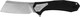 Kershaw Bracket Cleaver Pocket Knife, 3.4-in. Blade, SpeedSafe Assisted Opening, Frame Lock (3455), Black