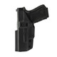 Tagua Ambi Disruptor IWB/OWB Belt Holster Construction Kydex Black Fits Smith & Wesson M&P Shield 9/40 Ambidextrous AMBI-DTR-1010