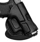 Tagua PD2R-300 Glock 17-22-31 Black Right Hand Rotating Quick Draw Paddle Holster