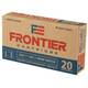Frontier Cartridge FR160 Military Grade  223 Rem 68 gr 3240 fps Hollow Point BoatTail Match HPBTM 20 Bx25 Cs