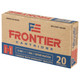 Frontier Cartridge FR310 Military Grade  5.56x45mm NATO 68 gr 3240 fps Hollow Point BoatTail Match HPBTM 20 Bx25 Cs