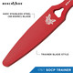 Benchmade 176T - SOCP Dagger 176 with Trainer Blade, Coated Finish, Red Handle