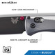 Benchmade - 535BK-4 Bugout Knife, Drop-Point Blade, Plain Edge, Grey 6061-T6 Aircraft Aluminum Handle