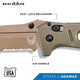 Benchmade - 275SFE-2 Adamas Knife, Drop-Point Blade, Serrated Edge, Olive Drab G10 Handle