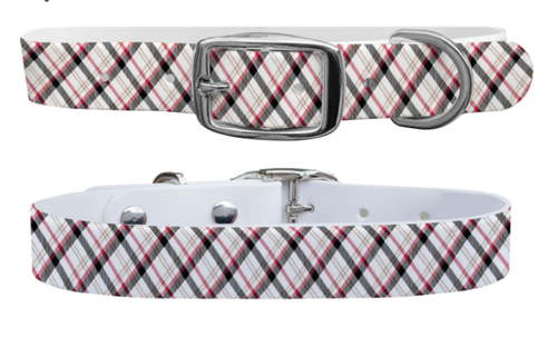 C4 SanSoleil™ - Avery Plaid Black Dog Collar