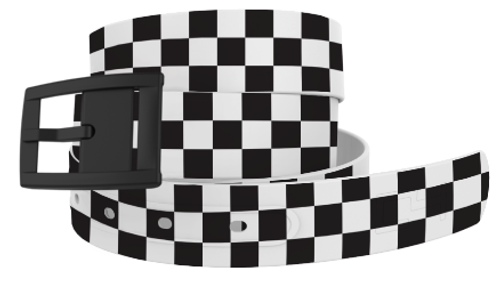 C4 Classic Belt - Checkered with Black Buckle