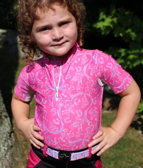 Bellerina Short Sleeve Girls Sun Shirt