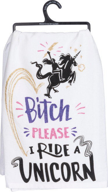 Dish Towel - Please I Ride A Unicorn