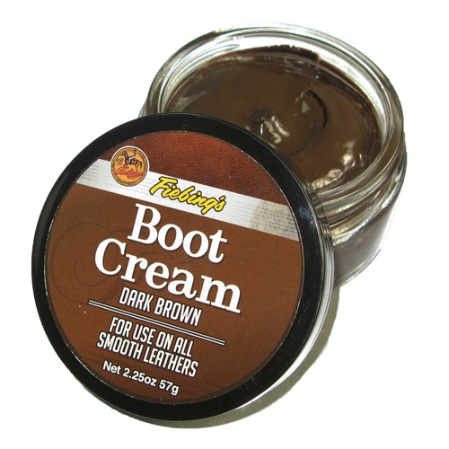 Fiebing's Boot Cream Polish 2.25 oz. Jar - Dark Brown