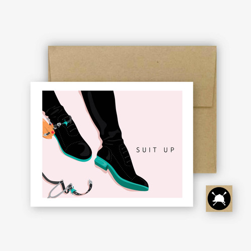 Greeting Card - Suit Up