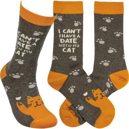 Socks - I Can't I Have A Date With My Cat