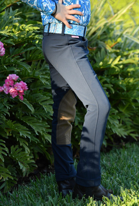 Belle & Bow Girl's Jodhpurs - Navy