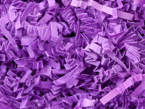 Lavender Crinkle Cut Shredded Paper Fill