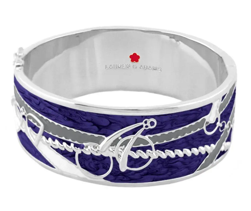 Equestrian Bangle - Purple