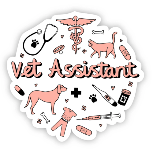 Vet Assistant Sticker