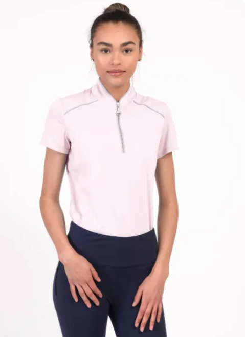 Chestnut Bay Performance Rider SkyCool Short Sleeve Sun Shirt - Orchid