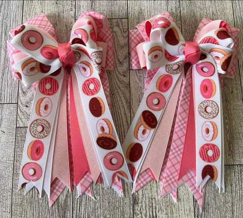 Pink Donuts Show Bows