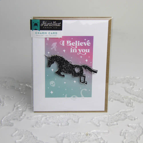 Greeting Card with Charm - Believe In You