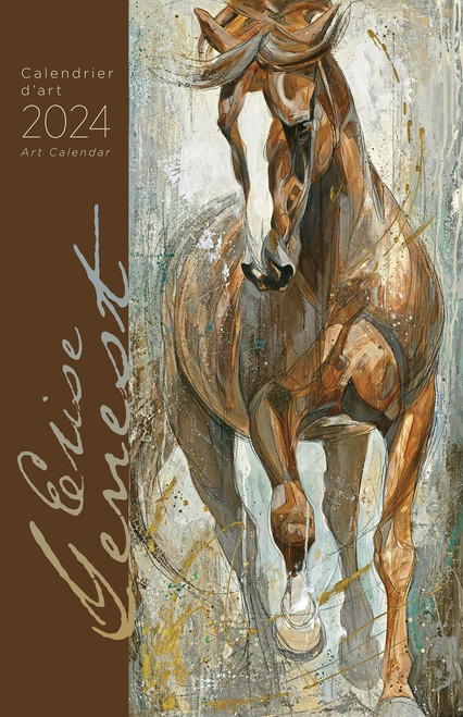 2024 Elise Genest Art Wall Calendar