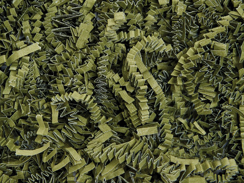 Olive Crinkle Cut Shredded Paper Fill