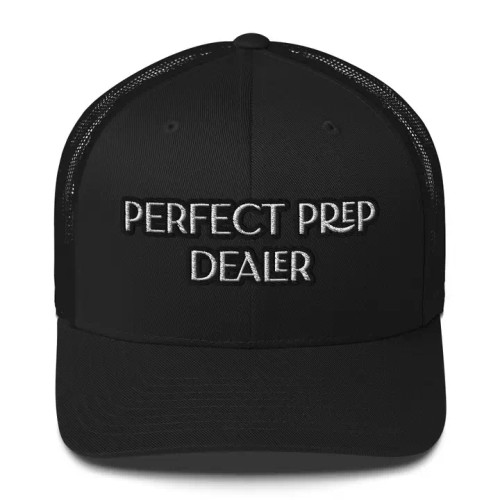 Trucker Cap - Perfect Prep Dealer - Black