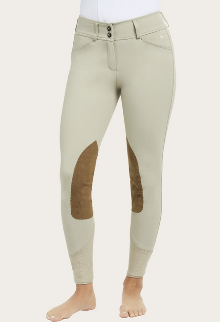 RJ Classics Ladies Gulf Natural-Rise Front Zip Breech - Sand