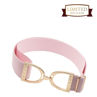 Ellany Pinkalicious - 1.5" Gold Stirrup Elastic Belt