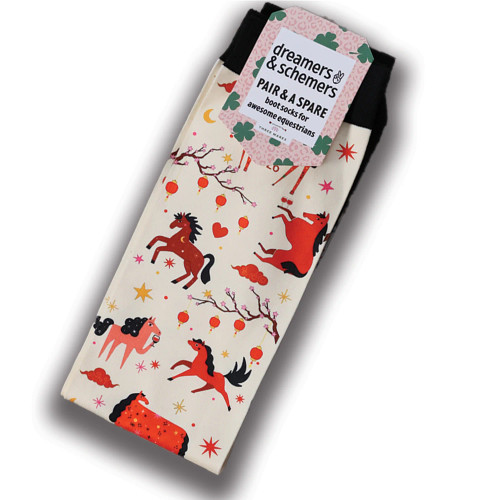 Dreamers & Schemers Year Of The Horse Pair & A Spare Boot Socks