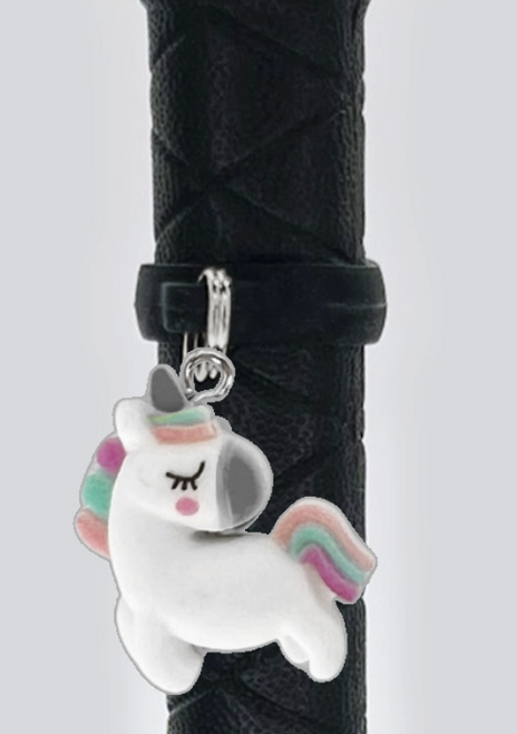 Unicorn Crop Equestrian Charm