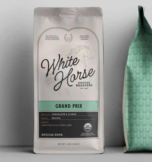White Horse Coffee Roasters - Grand Prix Roast - Whole Bean - 12 oz.