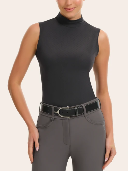 R.J. Classics Ladies Corrie Mock Neck - Smoke