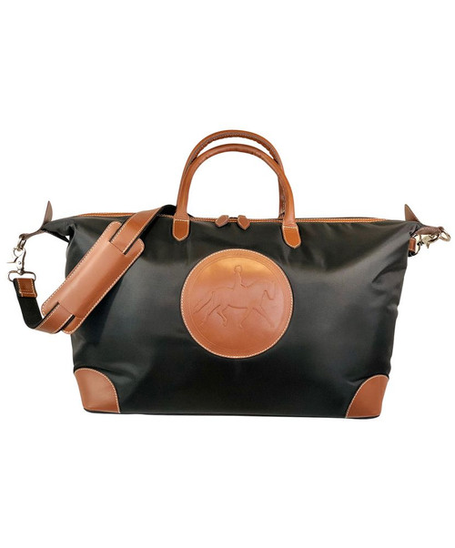 Tucker Tweed Tryon Travel Overnight: Dressage - Black/Chestnut