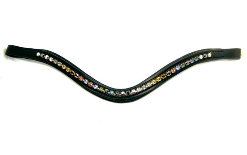 Black Oak Kaleidoscope Browband - Black