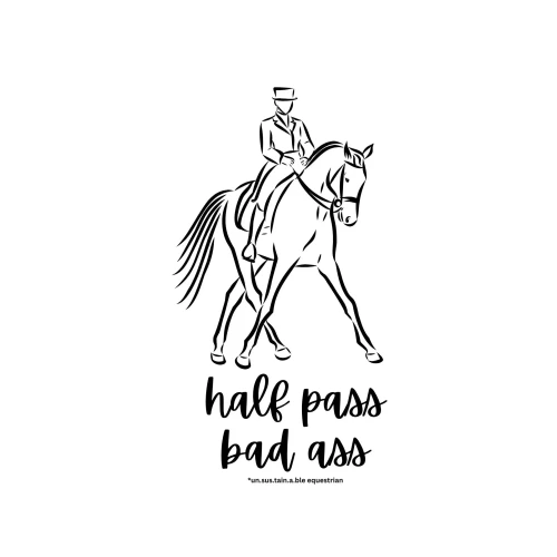 Die Cut Vinyl Stickers - 3x3 - Half Pass/Bad Ass
