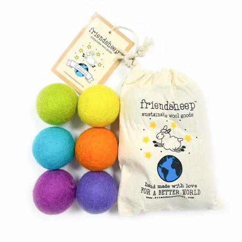 Rainbow Land Eco Wool Pet Toy Balls