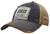 Hey There Train Wreck This Ain't Your Station Distressed Trucker Cap in Navy