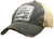 I've Got A Good Heart But This Mouth Distressed Trucker Cap in Black