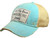 Hold My Drink While I Pet This Dog  Distressed Trucker Cap in Teal