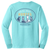 Stirrups Equestrian Prep It's All About Horses Youth Long Sleeve Tee - Lagoon Blue