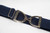 Ellany Navy - 1.5" Gold Stirrup Elastic Belt