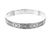 Equestrian Bit Bangle - Grey - 7" Circumference