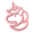 Chew Crew™ Silicone Baby Teethers  Light Pink Unicorn