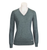 R.J. Classics Natalie V-Neck Sweater - Sea Pine Heather