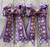 Purple Monkey Show Bows