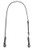 KL Select Bradoon 5/8" Wide - Buckle Ends - Black - Full Size