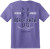 Stirrups Equestrian Prep Horse Show Life Adult Short Sleeve Tee - Violet